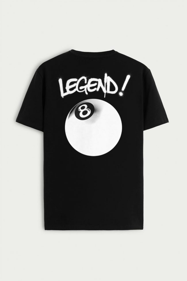8 Ball Legend, T-Shirt σε Μαύρο Χρώμα