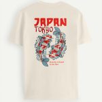 Tokyo Koi Edition, T-Shirt σε Εκρού Χρώμα