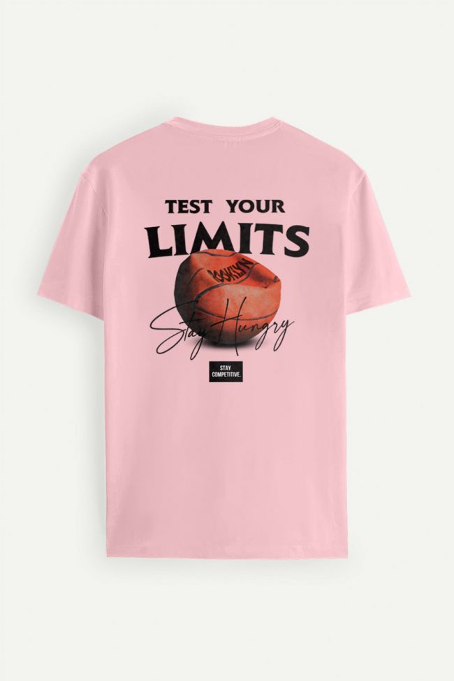 Stay Hungry, T-Shirt σε Ροζ Χρώμα