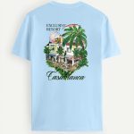 Casablanca Resort, T-Shirt σε Γαλάζιο Χρώμα