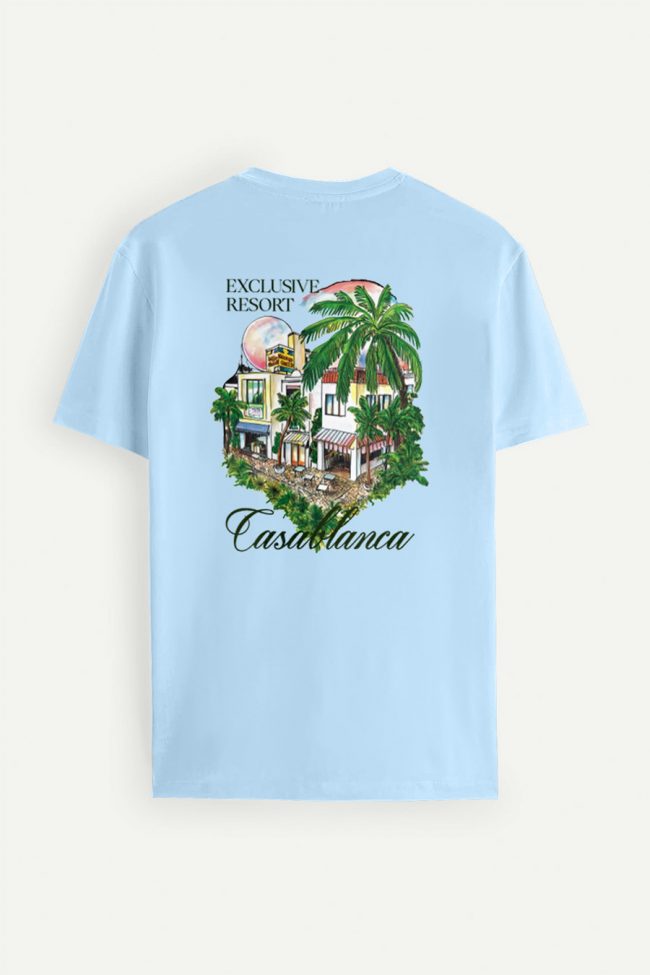 Casablanca Resort, T-Shirt σε Γαλάζιο Χρώμα