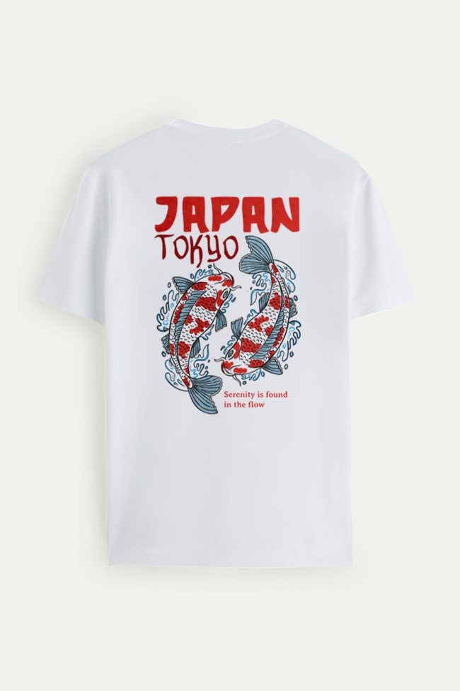 Tokyo Koi Edition, T-Shirt σε Λευκό Χρώμα