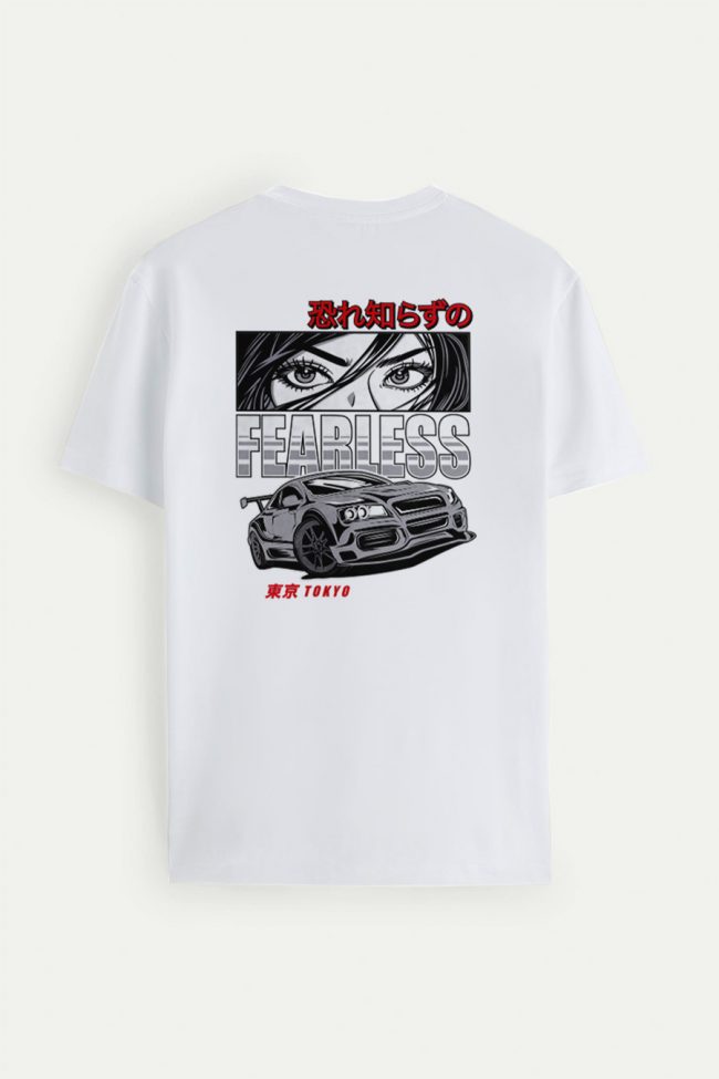 Fearless Speed, T-Shirt σε Λευκό Χρώμα