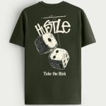 Hustle Mode, T-Shirt σε Χακί Χρώμα