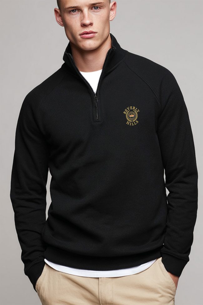 Beverly Hills Emblem, Φούτερ σε Μαύρο Χρώμα