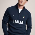 Italia Bold, Φούτερ σε Μπλε Χρώμα