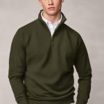 Essential Half Zip, Φούτερ σε Χακί Χρώμα