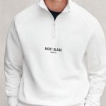 Mont Blanc Minimal, Φούτερ σε Λευκό Χρώμα