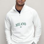 Milano 96, Φούτερ σε Λευκό Χρώμα