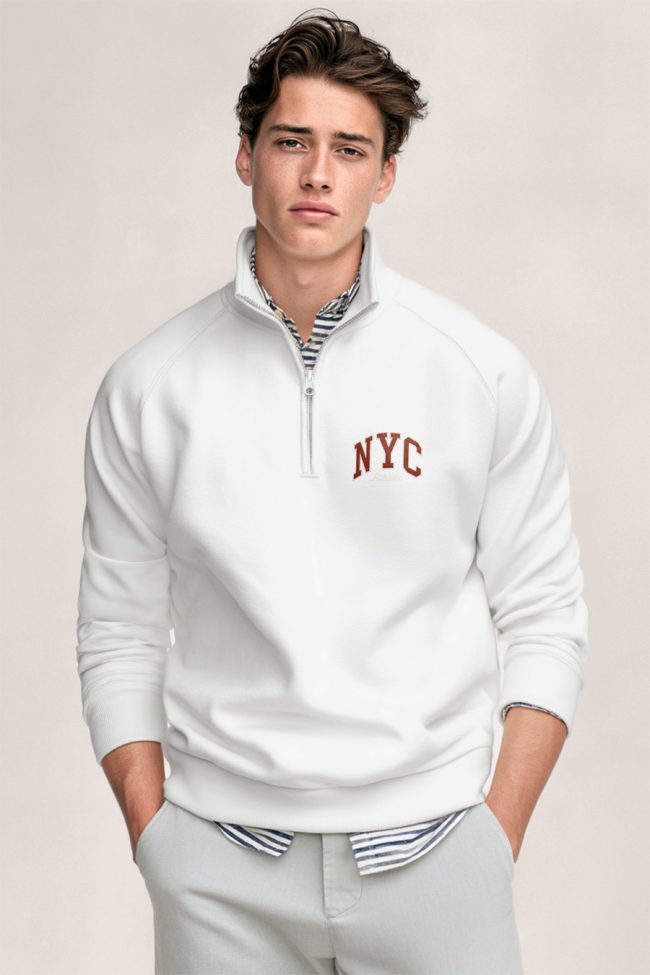 New York Athletic, Φούτερ σε Λευκό Χρώμα