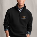 Riding Club, Φούτερ σε Μαύρο Χρώμα
