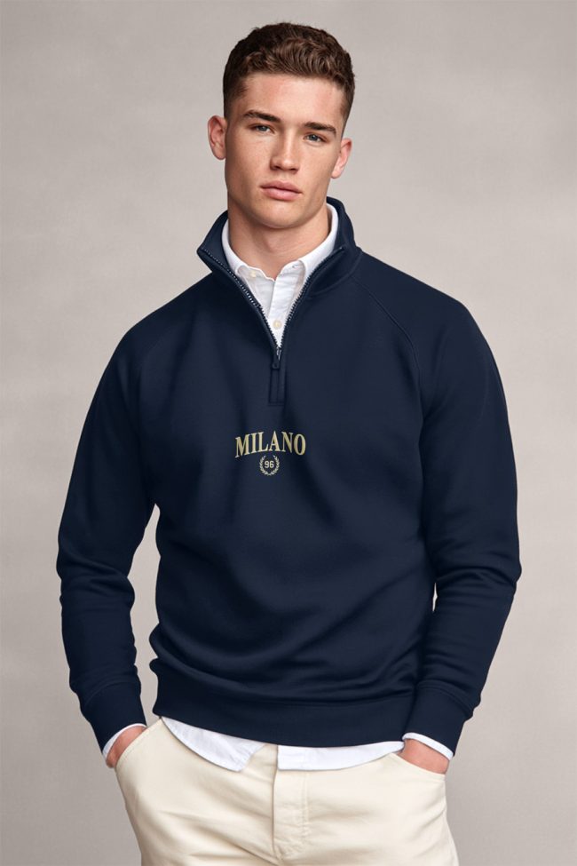 Milano Gold, Φούτερ σε Μπλε Χρώμα