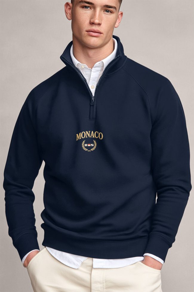 Monaco Royal, Φούτερ σε Μπλε Χρώμα