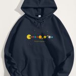 Cosmic Arcade, Φούτερ με Κουκούλα σε Μπλε Χρώμα