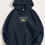 Whistler British Columbia, Φούτερ με Κουκούλα σε Μπλε Χρώμα