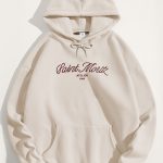 Saint Moritz Atelier, Φούτερ με Κουκούλα σε Εκρού Χρώμα