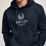 Monte Carlo Legacy, Φούτερ με Κουκούλα σε Μπλε Χρώμα