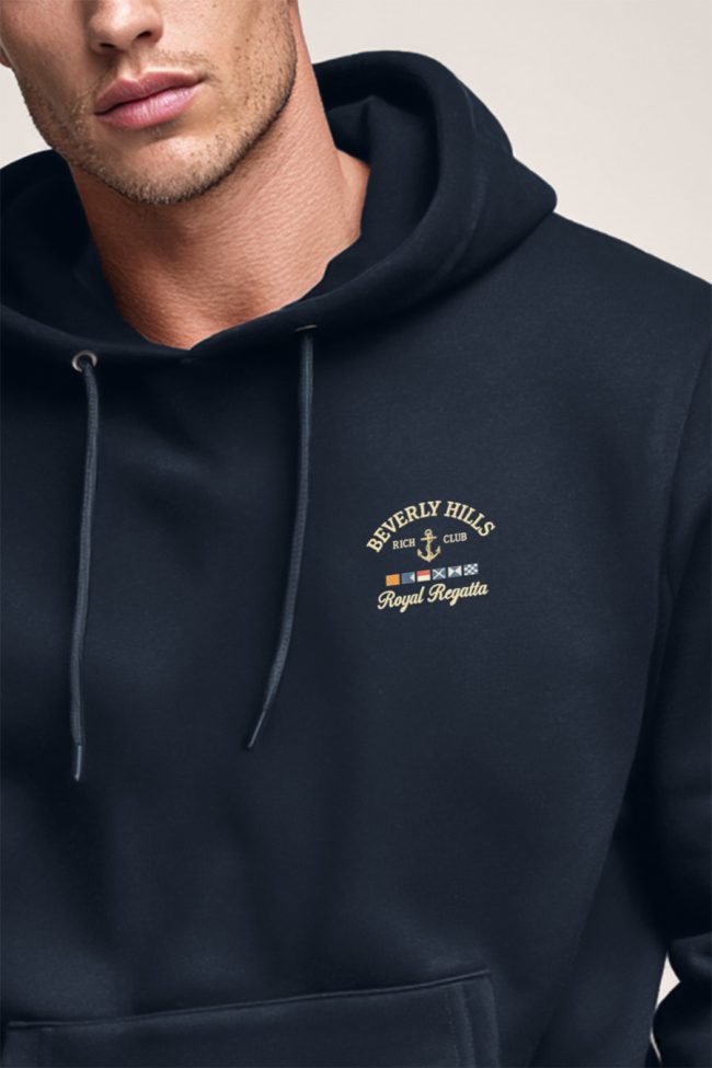 Beverly Hills Royal Regatta Mini, Φούτερ με Κουκούλα σε Μπλε Χρώμα
