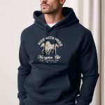 Nottingham Ride, Φούτερ με Κουκούλα σε Μπλε Χρώμα