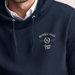 Beverly Hills Sports Club Mini, Φούτερ με Κουκούλα σε Μπλε Χρώμα