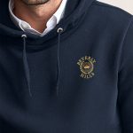 Beverly Hills Emblem, Φούτερ με Κουκούλα σε Μπλε Χρώμα