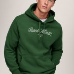 Saint Moritz Atelier, Φούτερ με Κουκούλα σε Πράσινο Χρώμα