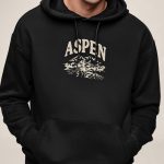 Aspen, Φούτερ με Κουκούλα σε Μαύρο Χρώμα