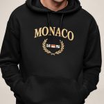 Monaco Royal, Φούτερ με Κουκούλα σε Μαύρο Χρώμα