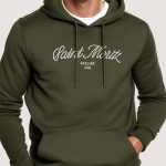 Saint Moritz Atelier, Φούτερ με Κουκούλα σε Χακί Χρώμα