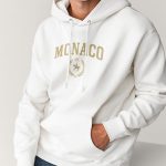 Monaco Equestrian, Φούτερ με Κουκούλα σε Λευκό Χρώμα
