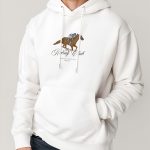 Riding Club, Φούτερ με Κουκούλα σε Λευκό Χρώμα