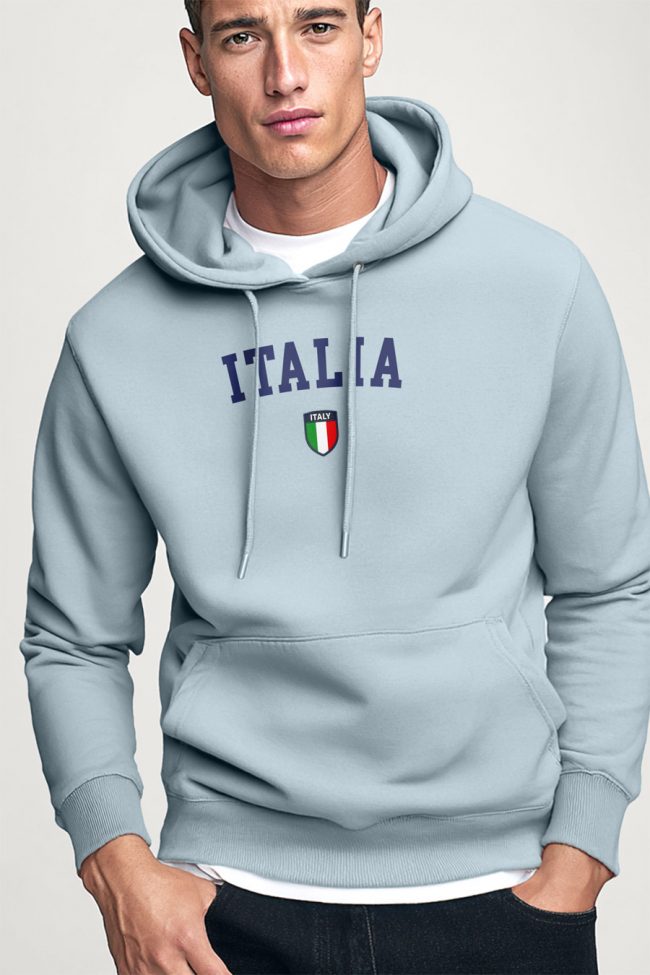 Italia Prime, Φούτερ με Κουκούλα σε Γαλάζιο Χρώμα