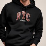 New York Athletic, Φούτερ με Κουκούλα σε Μαύρο Χρώμα