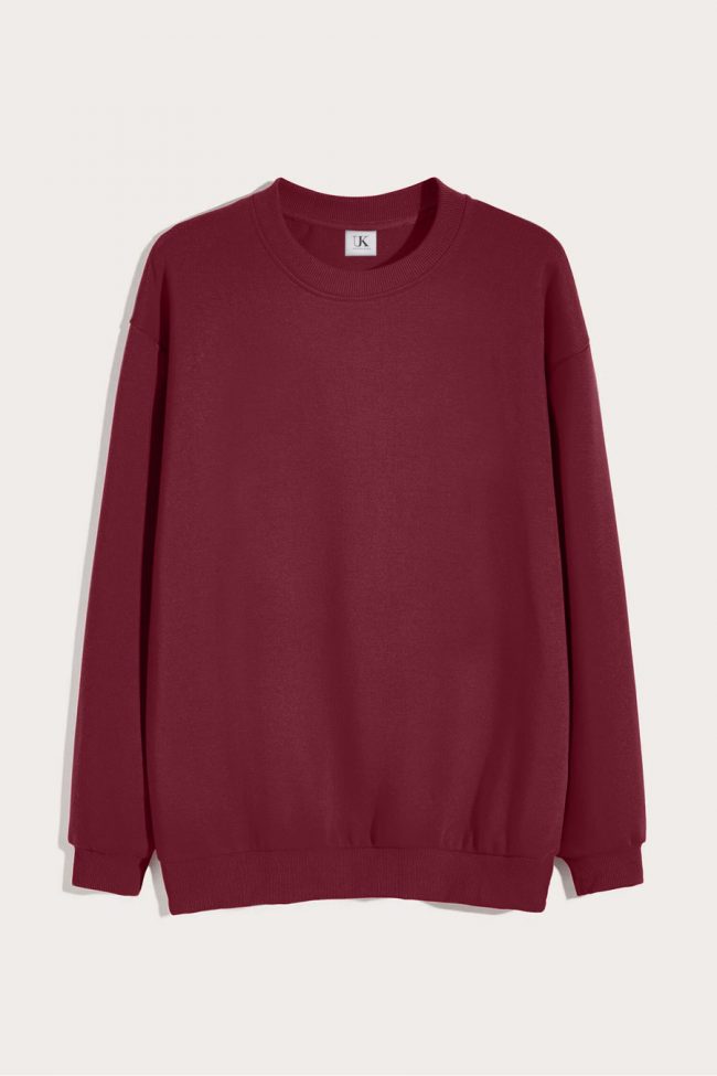 Essential Sweatshirt, Φούτερ σε Μπορντώ Χρώμα