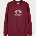 Aspen, Φούτερ σε Μπορντώ Χρώμα