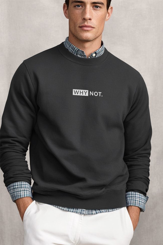 Why Not, Φούτερ σε Iron Grey Χρώμα