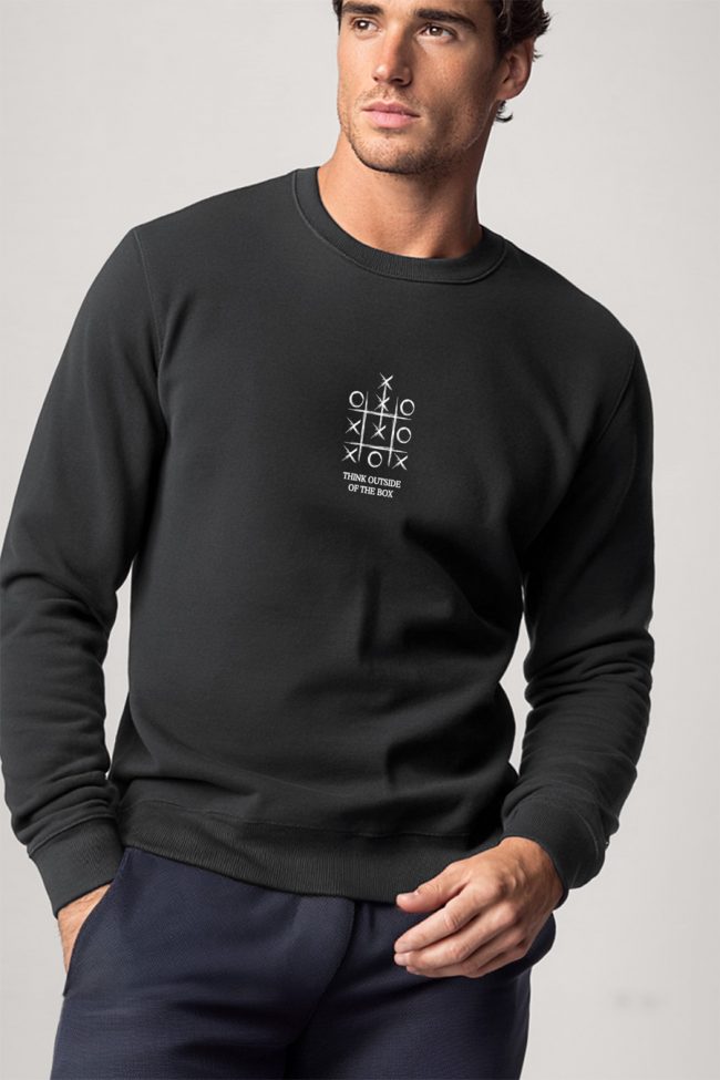 Think Outside The Box, Φούτερ σε Iron Grey Χρώμα