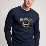 Monaco Royal, Φούτερ σε Μπλε Χρώμα