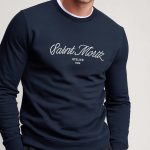 Saint Moritz Atelier, Φούτερ σε Μπλε Χρώμα