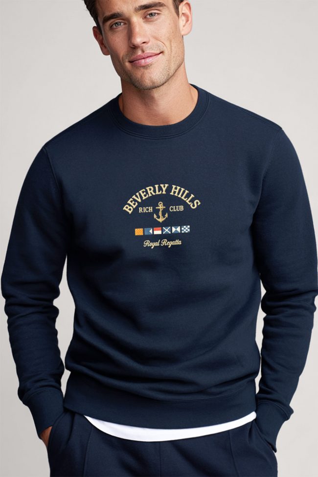 Beverly Hills Royal Regatta, Φούτερ σε Μπλε Χρώμα