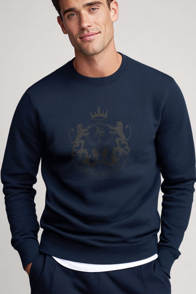 Royal Lions, Φούτερ σε Μπλε Χρώμα