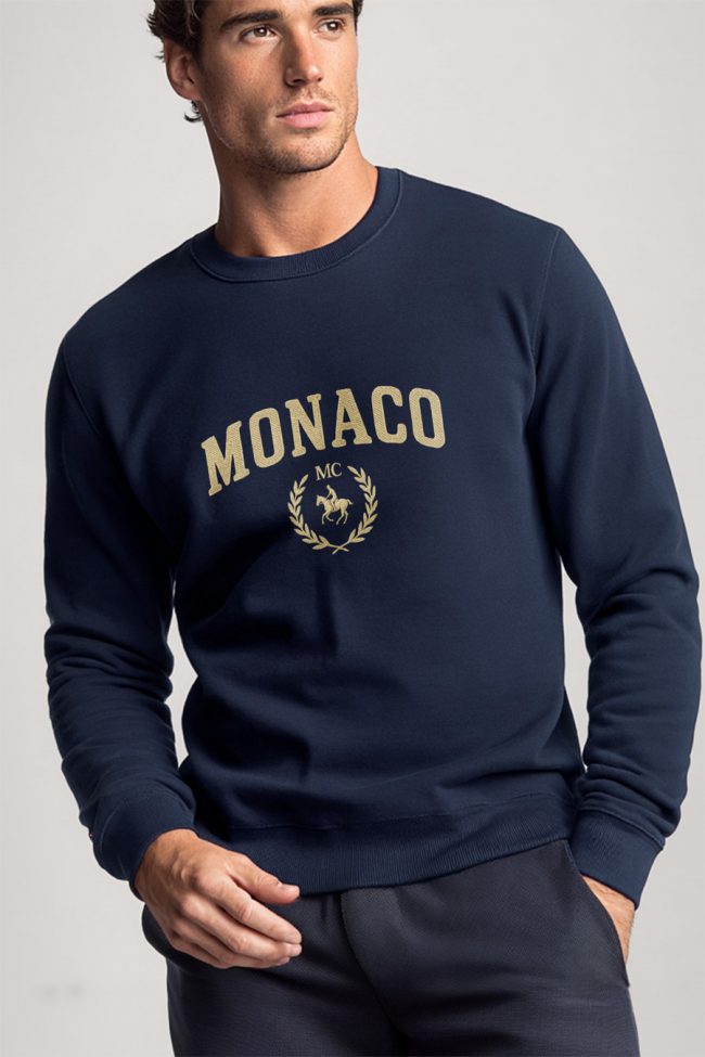 Monaco Equestrian, Φούτερ σε Μπλε Χρώμα