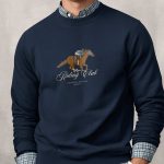 Riding Club, Φούτερ σε Μπλε Χρώμα