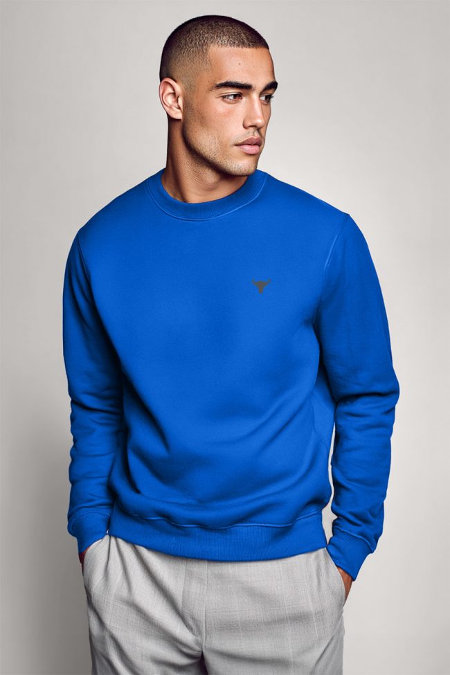Bull Noir, Φούτερ σε Royal Blue Χρώμα
