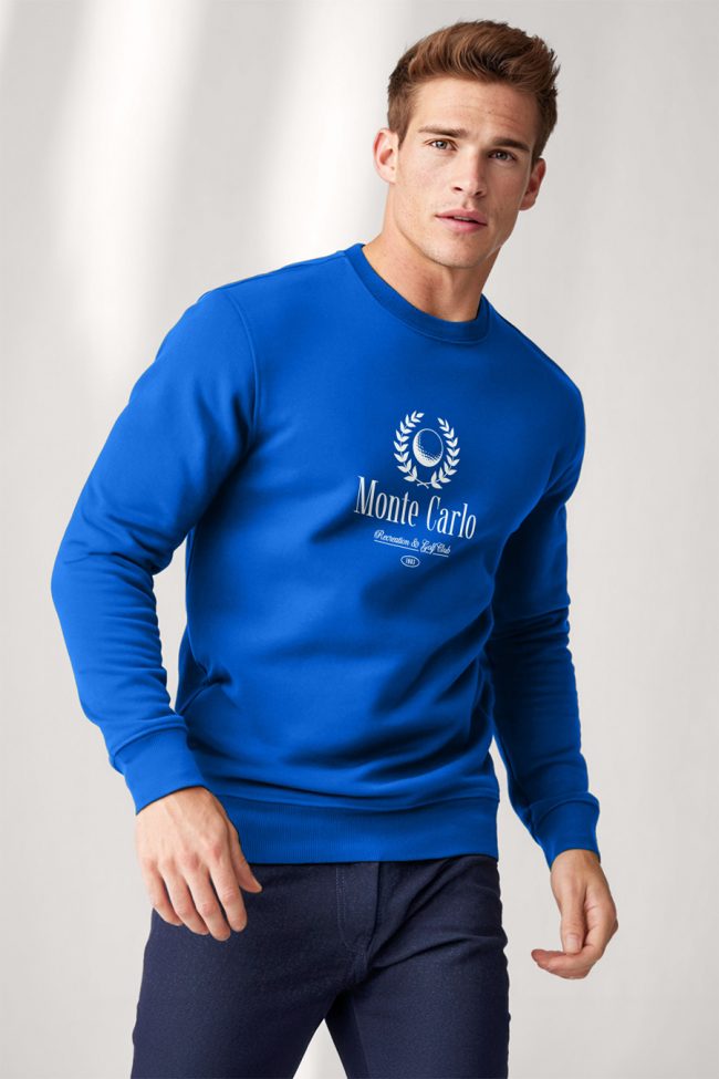 Monte Carlo Legacy, Φούτερ σε Royal Blue Χρώμα