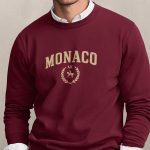 Monaco Equestrian, Φούτερ σε Μπορντώ Χρώμα