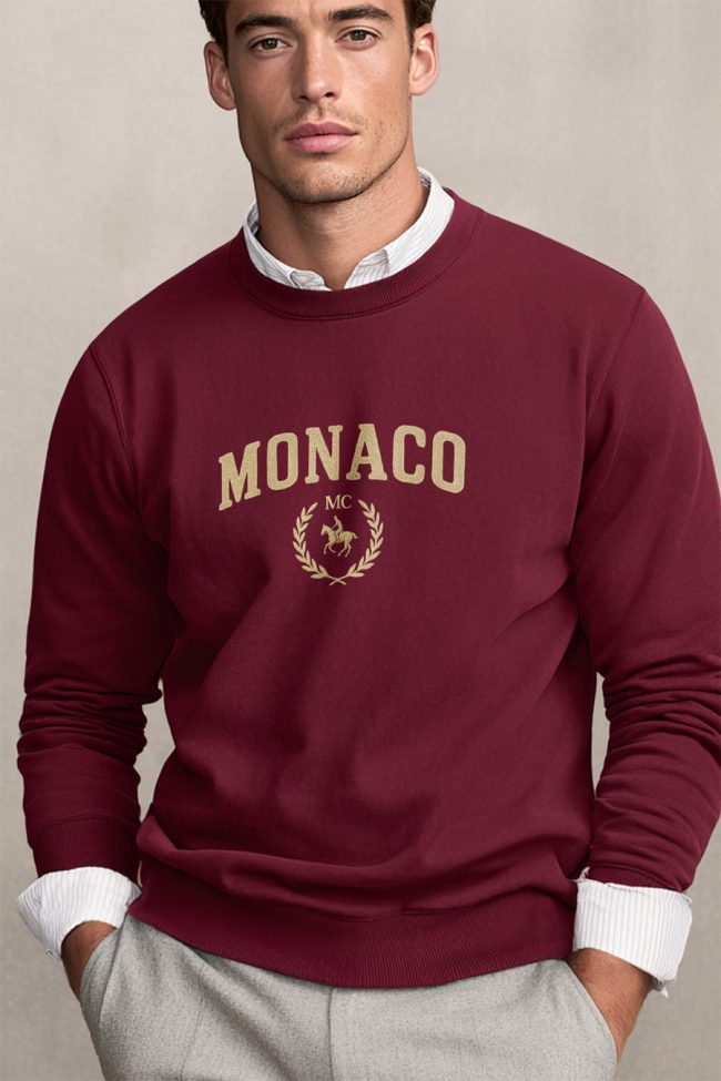 Monaco Equestrian, Φούτερ σε Μπορντώ Χρώμα