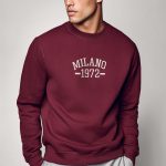Milano Vintage, Φούτερ σε Μπορντώ Χρώμα