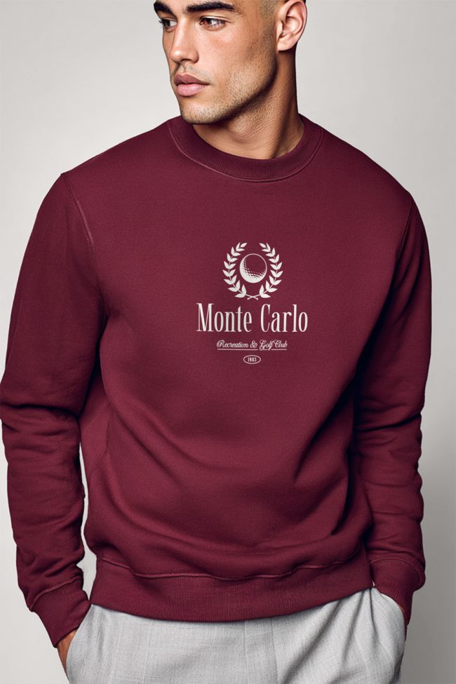 Monte Carlo Legacy, Φούτερ σε Μπορντώ Χρώμα