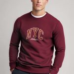 New York Athletic, Φούτερ σε Μπορντώ Χρώμα